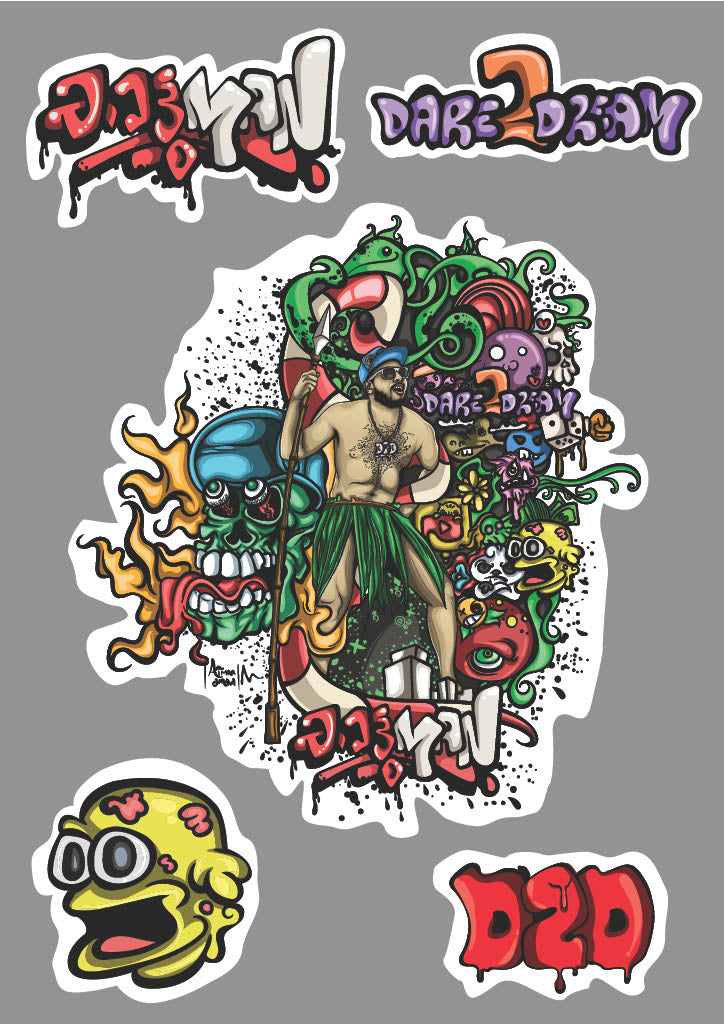 Dare 2 Dream sticker pack